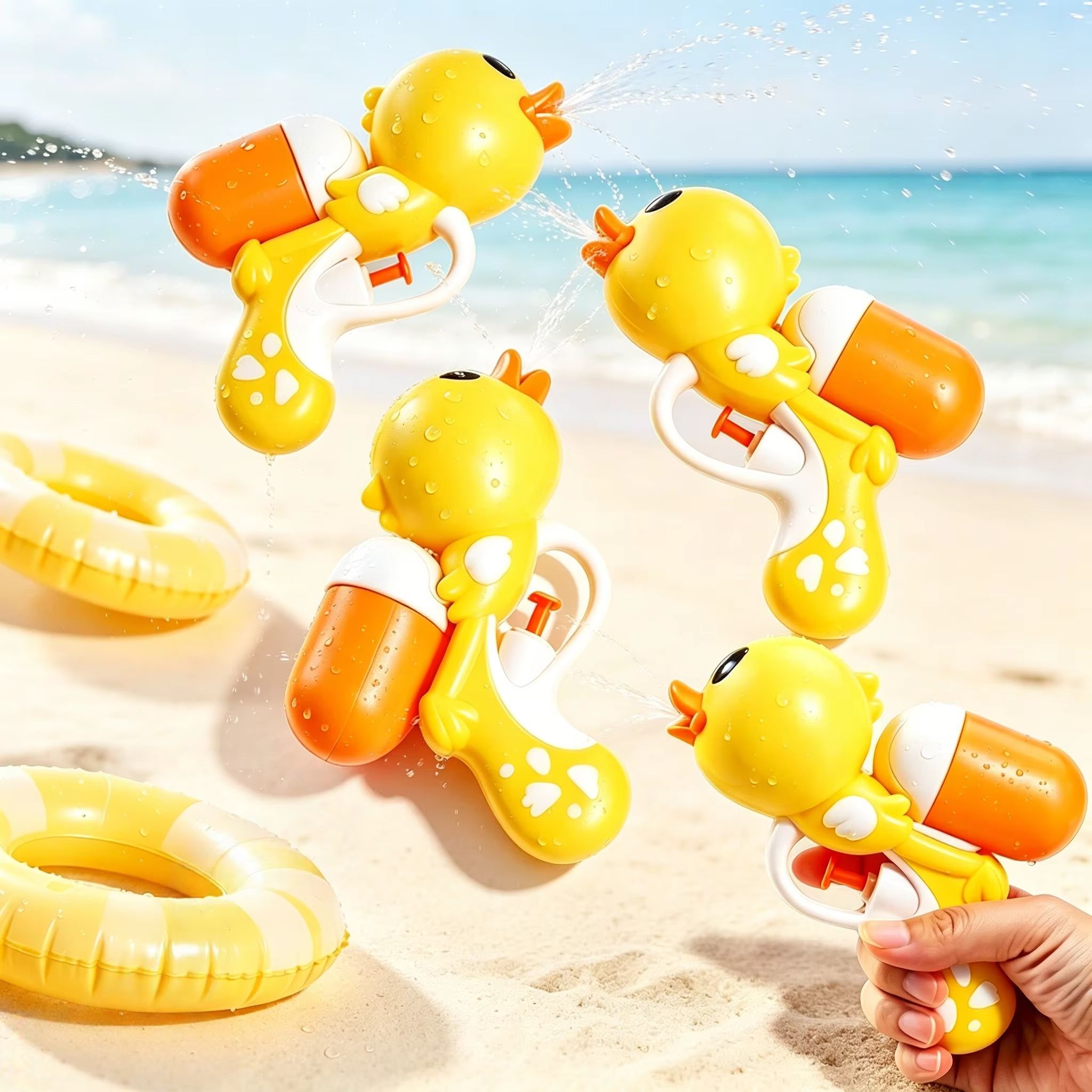 Party Games Group For Adults - Pistola de Agua de Pato Amarillo