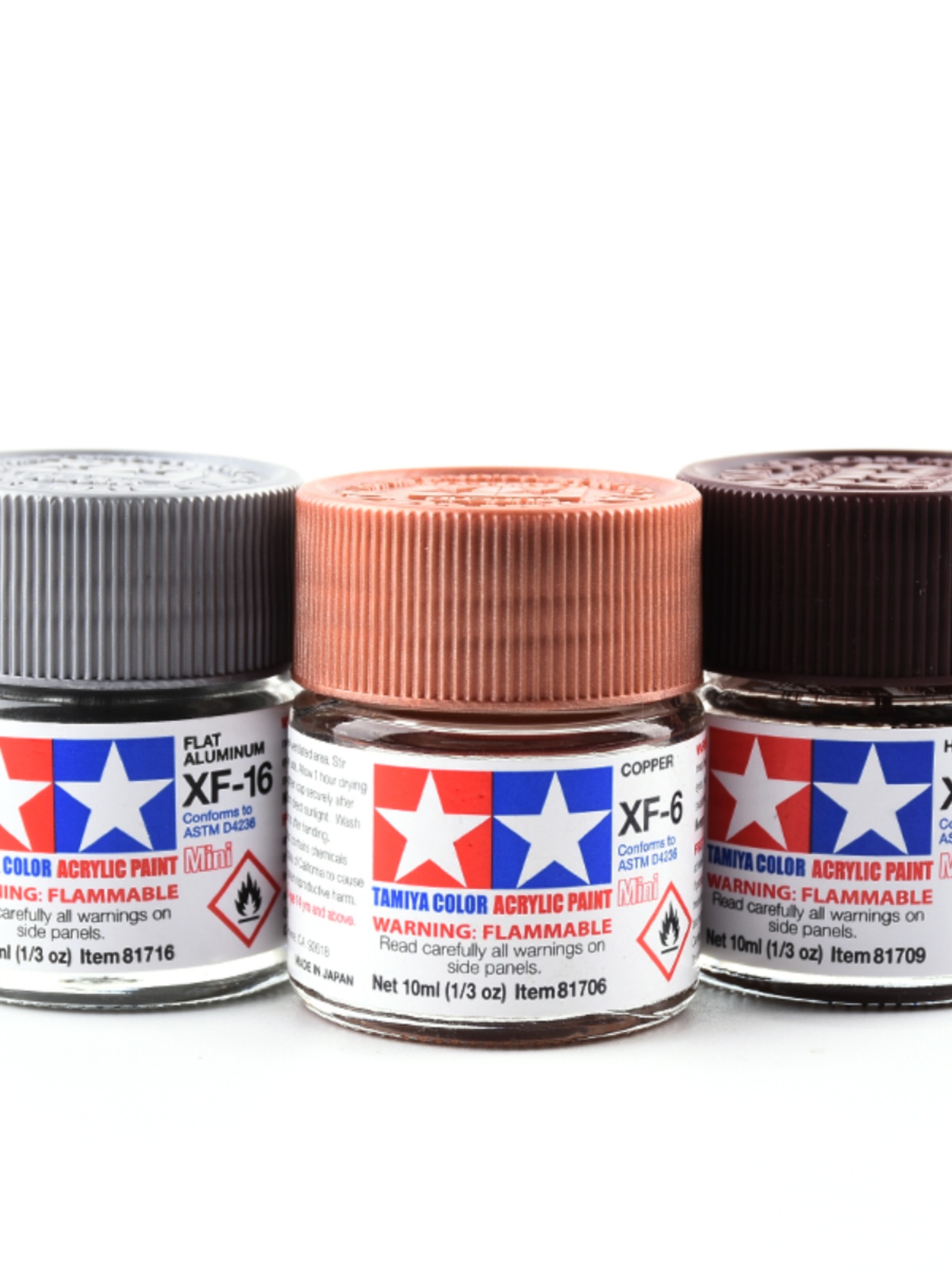 Tamiya Model Paint Set - TAMIYA-pintura acrílica XF25-XF68, colores planos/mate, 10ml