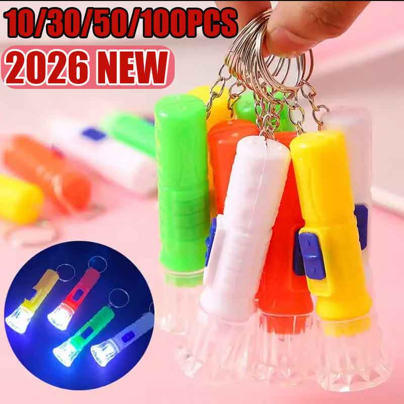 Party Games Mini - 10/30/50/100PCS Mini Linterna LED de Juguete