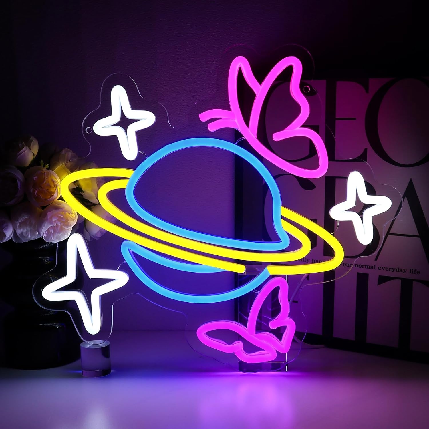 Party Games Shop - Letrero Luminoso LED USB Regulable con