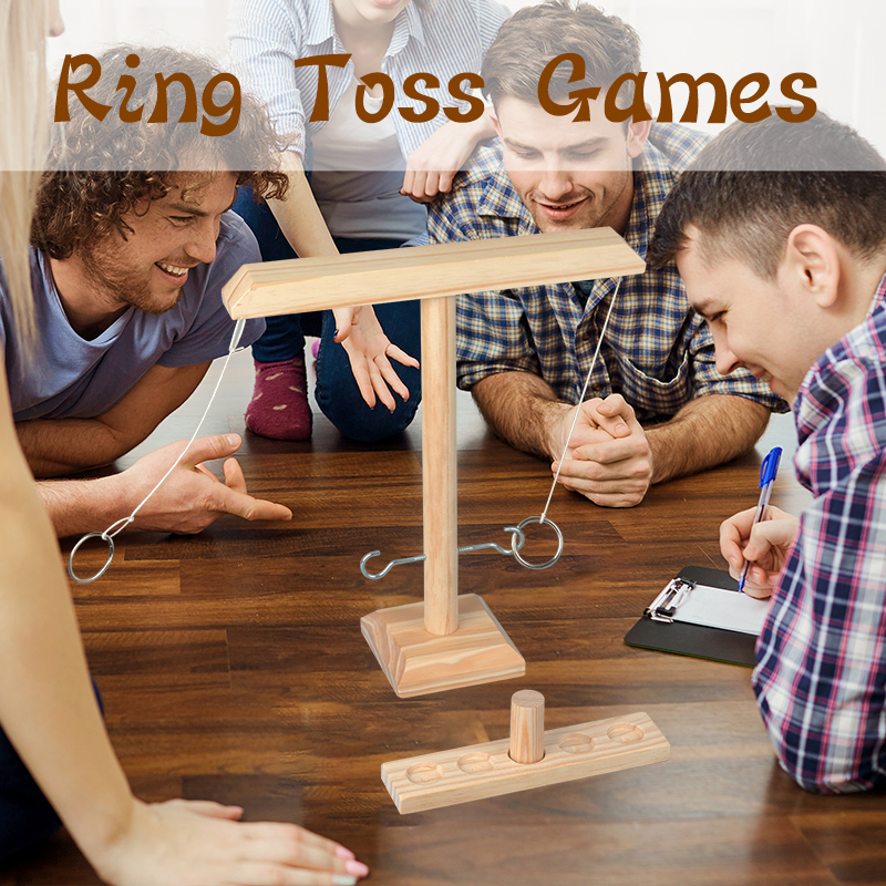 Party Games Kids Outdoor - Juegos de lanzamiento de anillos para