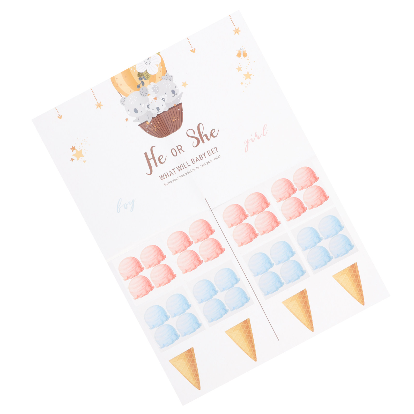 1 Set de Juego de Cartas para  - Party Games Baby Shower reseña y precio