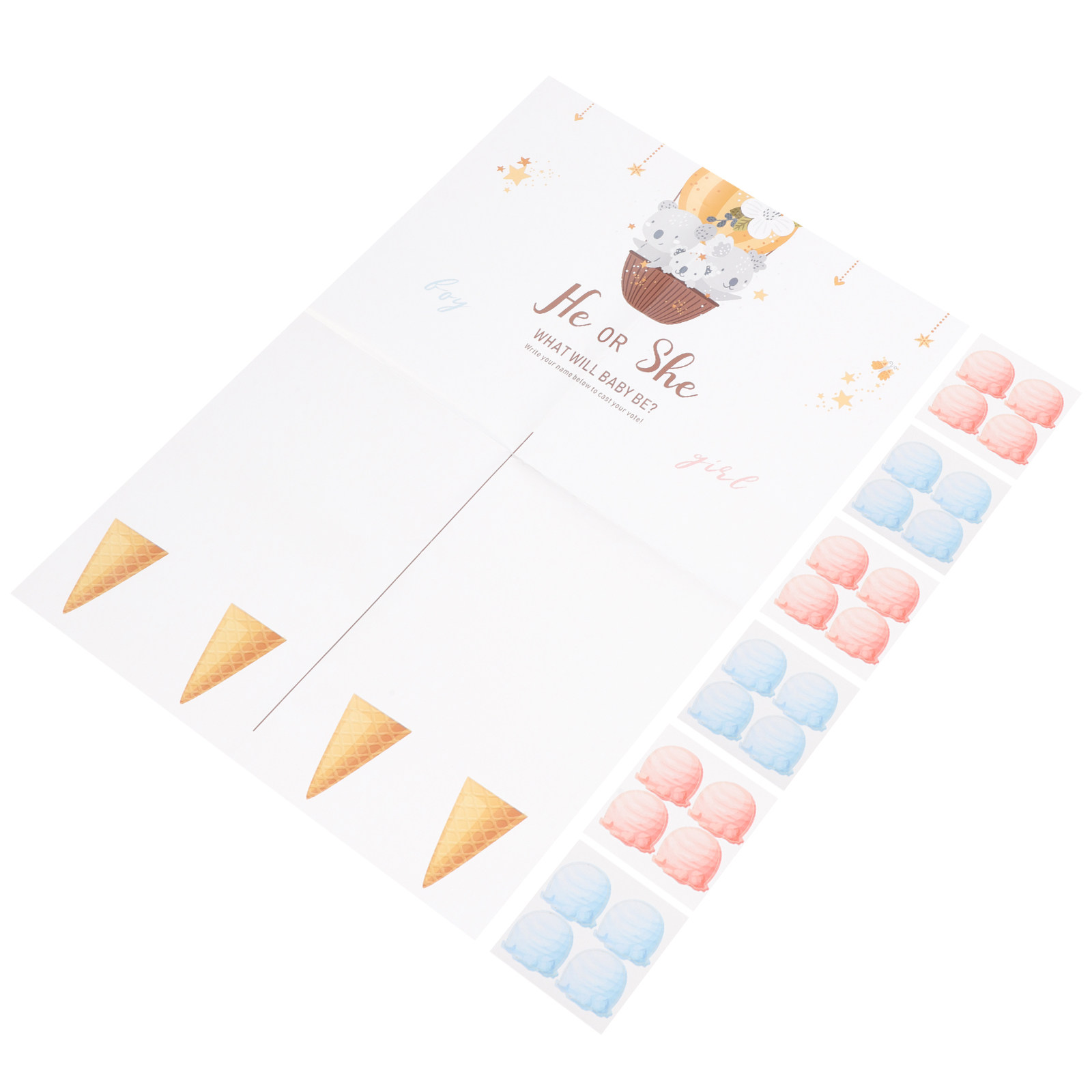 1 Set de Juego de Cartas para  - Party Games Baby Shower reseña y precio