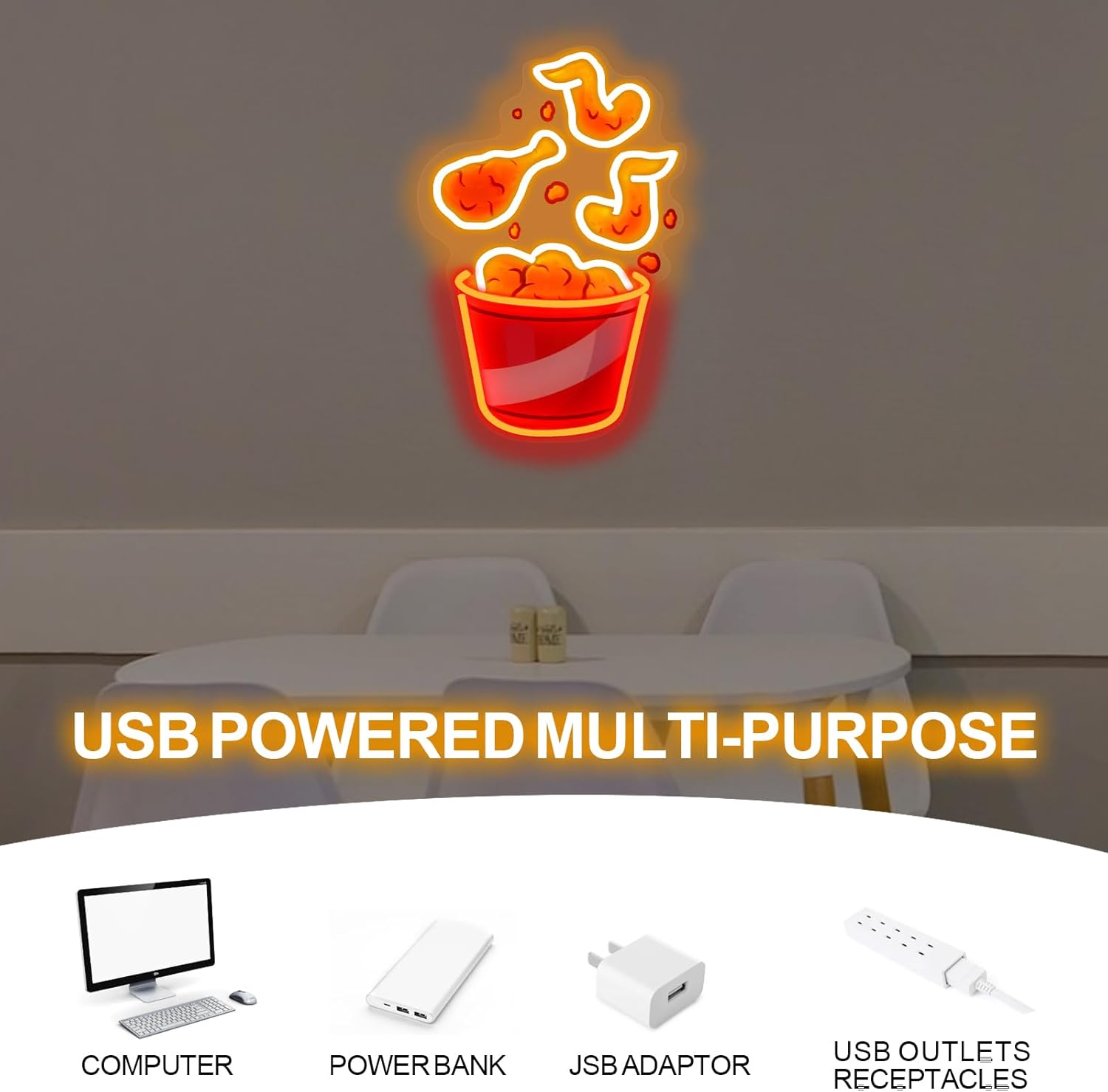 Letrero de Neón LED USB Regula - Party Games Shop reseña y precio