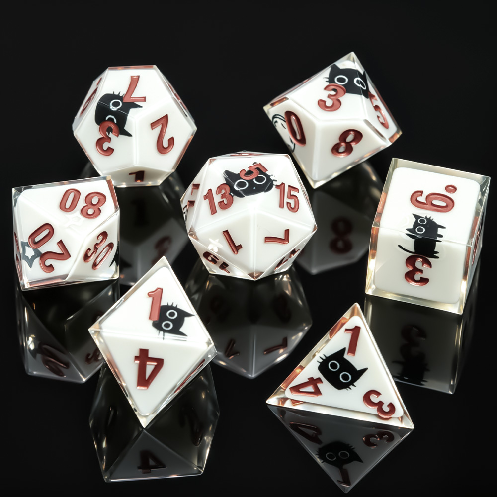 Juego de dados poliédricos Mag - Party Games Night reseña y precio