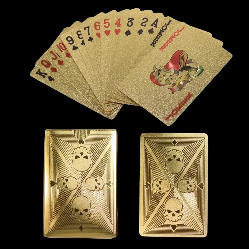 Cartas de póker de calavera de - Party Games Using Playing Cards reseña y precio