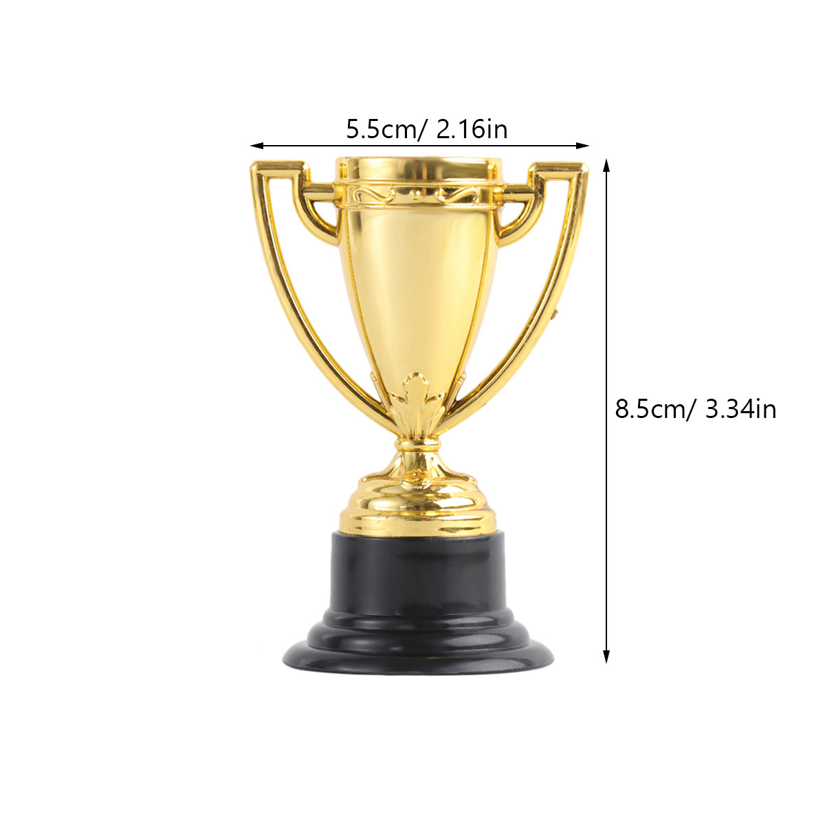12 trofeos de plástico, mini c - Party Games Mini reseña y precio