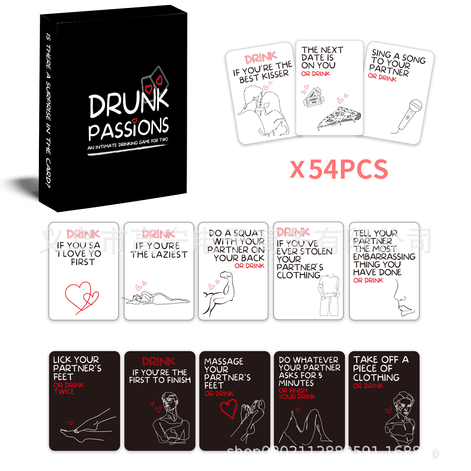 Amantes de las pasiones borrac - Party Games Night reseña y precio
