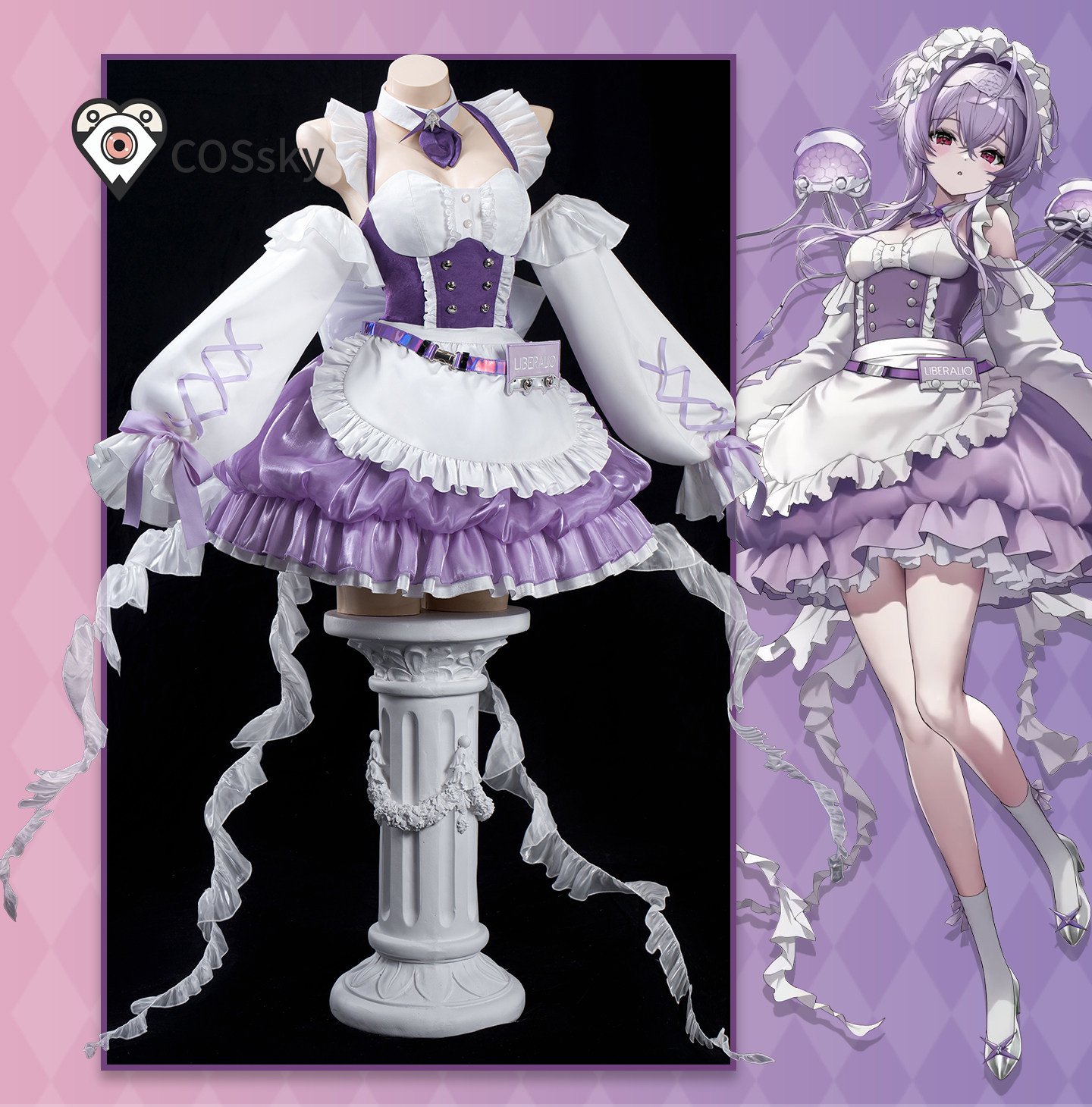 Disfraz de Cosplay de camarera - Party Games Shop reseña y precio